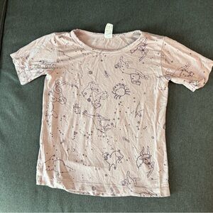 Kate Quinn Bamboo Mauve Galaxy Tee - Size 4t